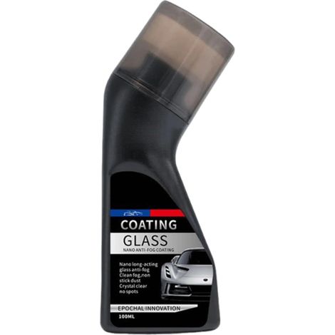 Vitrificateur de voiture 100 ml Revêtement anti-buée pour pare-brise Déflecteur de pluie pour une vision claire du verre de voiture Facile à appliquer avec applicateur éponge intégré (1/5)