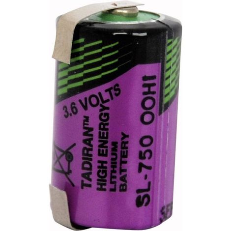 Pile spéciale 1/2 LR6 (AA) lithium Tadiran Batteries SONSL750T cosses à souder en U 3.6 V 1100 mAh 1 pc(s) X37497 (1/2)
