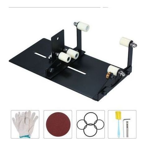 Kit de Coupe pour Bouteille en Verre réglable Outil de Bricolage, Ensemble de Machine de découpe en Acier Inoxydable pour vin bière Alcool Whisky Alcool Champagne Bouteilles Rondes de Soda (1/5)