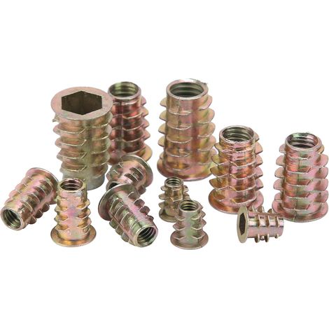 100 écrous à tête hexagonale creuse, filetage M4/M5/M6/M8/M10, en boîte (1/5)