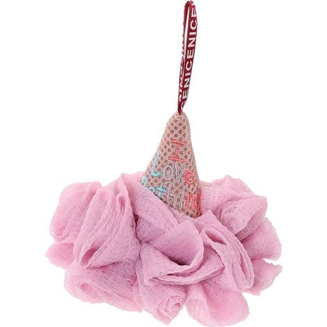1 boule de bain, éponge de douche sirène, luffa, pouf de bain, éponge exfoliante (1/4)