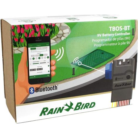 Programador Bluetooth Rainbird TBOS-BT06 6 estaciones