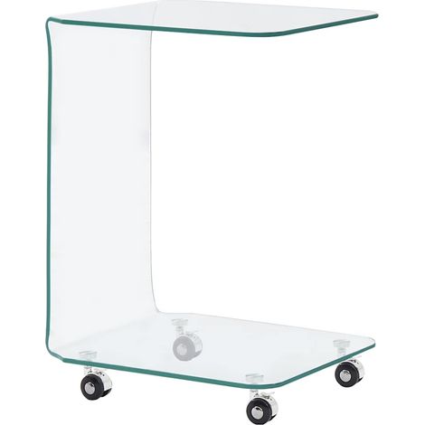 vidaXL Tavolino da Salotto 45x40x63 cm in Vetro Temperato (1/4)