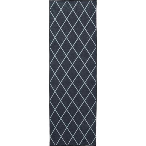 Rug Runner ORIZ 1150 gsm Black Diamond Pattern vidaXL (1/3)