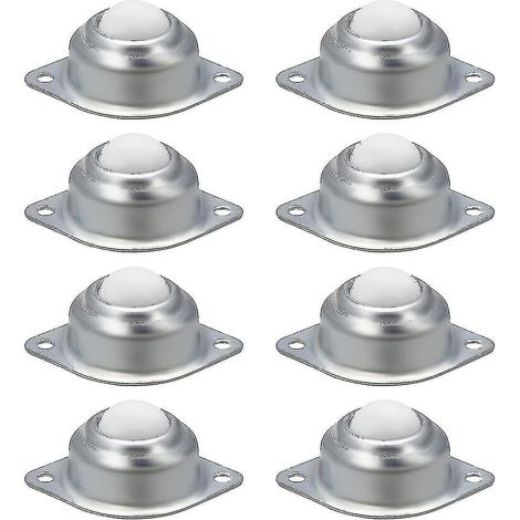 Set mit 8 Nylon-Kugellagerrollen für Möbel oder Schränke, Möbelrollen, Nylon- und Edelstahl-Kugellager für Möbelrollen (1/5)