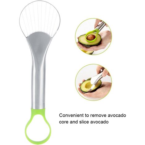 2-in-1 multifunktionales Küchengerät: Avocadoschneider, Kernentferner und Messer. (1/5)