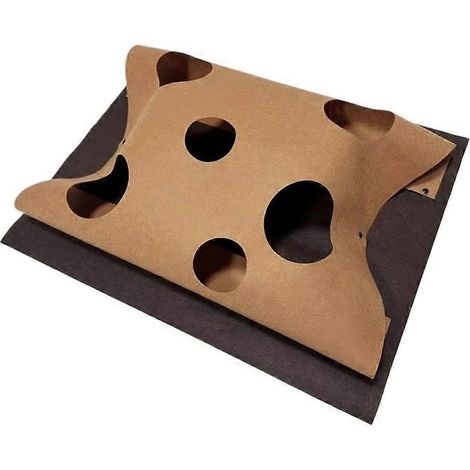 Catmats Interactive pliable coussin chat intérieur Play tunnel grotte coussin pour Scratching Resting Running B (1/5)