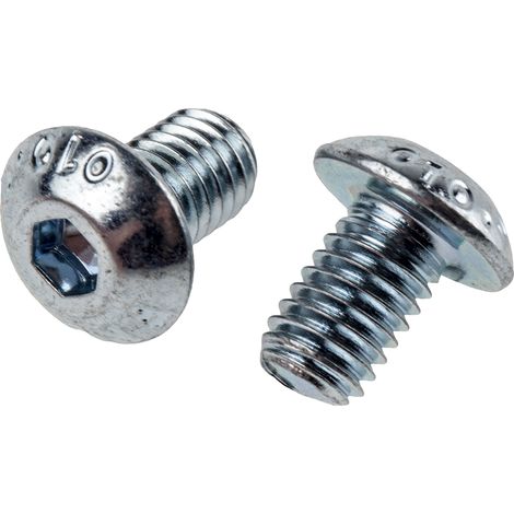 Vis à six pans creux, M5 x 8mm, tête Vis bombée à tête creuse hexagonale, en Acier ( Prix pour Sachet de 50 )