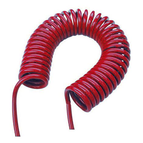 SUPER SPIRAL 10 m ROSSO Tubo spiralato rilsan 2 x G 1/4" M + molla CAR-WASH
