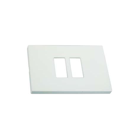 PLACCA 2 POSTI RAVVICINATI VENUS- - mm.115x80h. - (1867.2F.B.) - 20 pezzi MARLANVIL