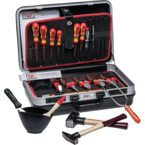 NWS 321K-1 Elektriker Werkzeugkoffer bestückt 23teilig (L x B x H) 460 x 160 x 360 mm (1/4)