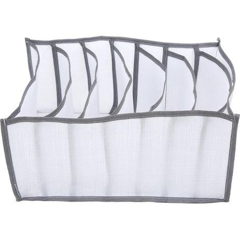 Organisateur de vêtements pour armoire, 7 compartiments, grande capacité, empilable, sans odeur, gain de place, pour tissus (1/4)