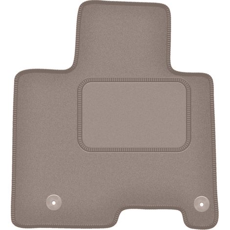 Alfombrilla de terciopelo para el conductor para: Kia Sportage V SUV (2021-) beige
