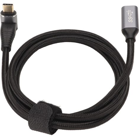 Câble USB C 3.1 Mâle vers Femelle PD 100W, Charge Rapide 10Gbps 4K 60Hz pour Steam Deck et Consoles de Jeu, 100cm