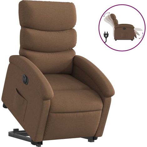 Maison Exclusive - Relaxsessel mit Aufstehhilfe Elektrisch Braun