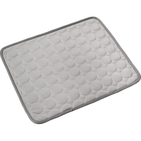 Alfombrilla refrescante, tejido resistente, lavable a máquina, gris-b, S 50x40cm (1/2)