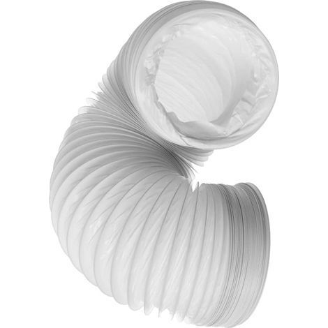 1 Conduit d'air Flexible, Diamètre 160mm, Longueur 3m, PVC avec Armature en Acier, pour Hotte et Climatisation (1/5)