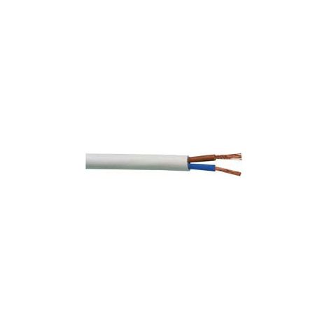 Cable eléctrico PVC H03VV-F2x0,75mm2, 25m