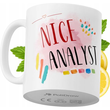 Lustige Kaffeetasse mit witzigem Textdesign für Analysten – ideal für Geburtstage, Namenstage, Feiertage und besondere Anlässe. Hochwertige Tasse für Büro, Homeoffice und Arbeit. Farbe: Weiß, 330 ml.
