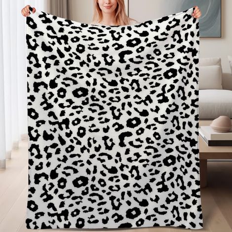 Couverture de lit en polaire, jeté doux et chaud de printemps, légère et luxueuse en microfibre de polyester, décoration intérieure cosy, cadeau parfait pour lui et elle,6080 pouces (1/4)