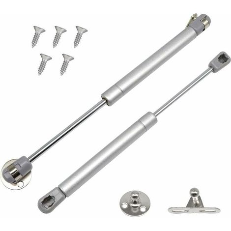 Stück Gasfedern, 60N/6kg Möbelgasfedern, Soft-Close-Scharniere, Hydraulische Gasfedern für Küchenschränke (2, 60N),