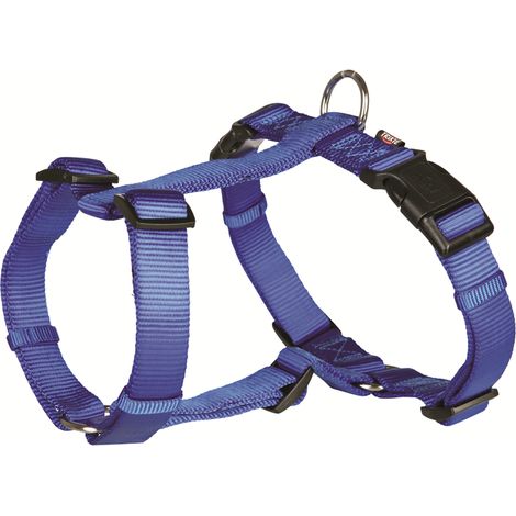 Trixie H-Geschirr Premium blau M-L 50-75 cm / 25 mm