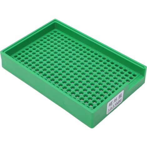 Plateau de rangement de vis à trous multiples en forme de V, à ouverture uniforme, pour applications industrielles, 3-3,5 mm / 0,12-0,14 po (273 trous) (1/5)