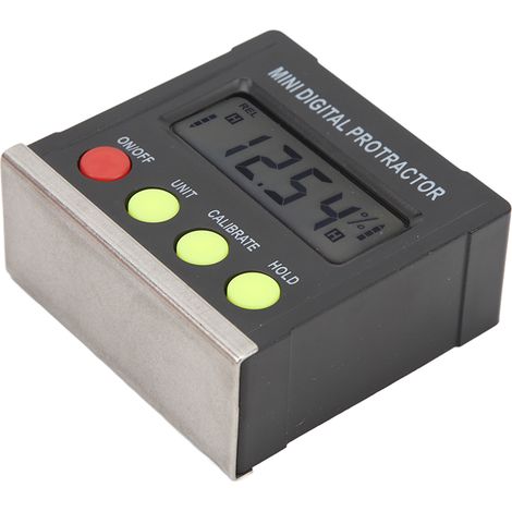 Indicateur d'angle numérique haute précision à 4 boutons, niveau et jauge d'angle électroniques (1/5)