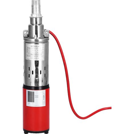 Pompe à eau solaire DC 12V rouge, vis à haute levée, Submersible pour bateau de pêche, étang à poissons, Irrigation agricole (1/5)