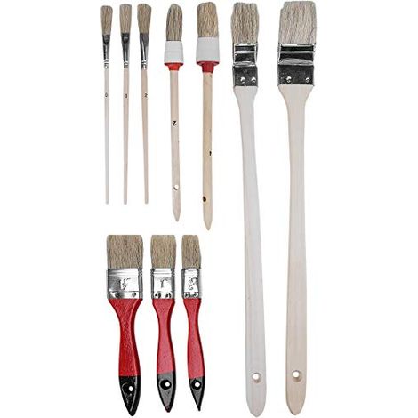 Pennelli piatti set 10 pz. (1/3)