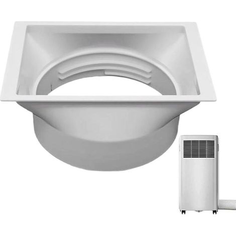 GDHZS- Raccord Tuyau Climatiseur Mobile 15CM, Adaptateur Gaine Évacuation Air Universel,Connecteur Fenêtre Clim Mobile ABS Renforcé Sans Fuite Avec Filetage (1/5)