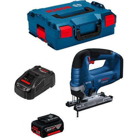 Stichsäge BOSCH GST 18V-125 B (1 x 5,0 Ah + GAL1880CV + L-Boxx 136)