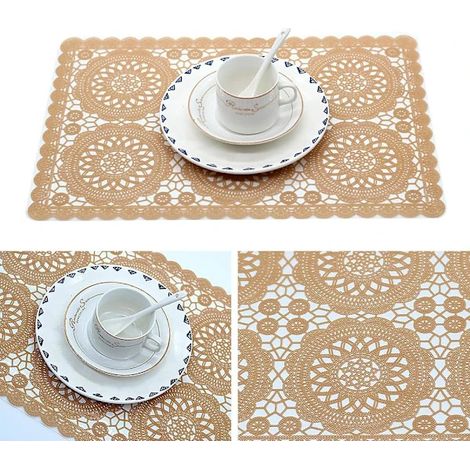 sets de table PVC imperméables 45 x 30 lot de 6 45x30 cm (1/4)