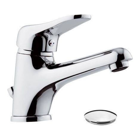 Rubinetto lavabo con bocca lunga e leva classica serie kiss (1/3)