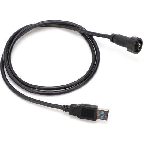 Connecteur USB étanche mâle à visser, prise montage panneau, fournitures industrielles E10TPCBAM/U3AM (2M) (1/5)