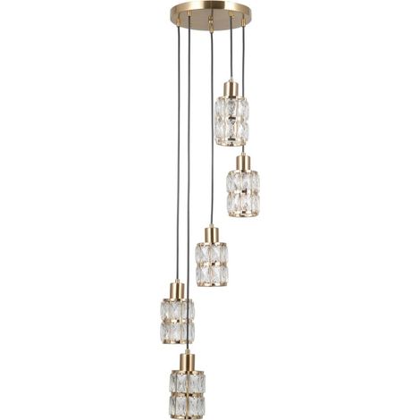 Lámpara colgante ALMA PND406685HBR Italux (1/4)