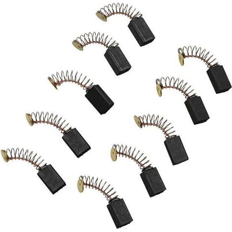 5 Paires Balais de Charbon Moteur Pièces de Rechange Universelles d'outil Électrique pour Meuleuse d'angle Ponceuse Orbitale (1/4)