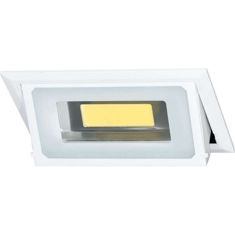 Faretto LED da incasso a soffitto Bonn 40W 4100K 100º, Luce ambientale indiretta per interni, Finitura Bianco Opaco - Beneito & Faure