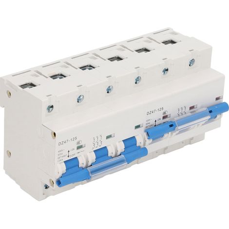 Disjoncteur de transfert miniature à verrouillage AC400V, interrupteur de transfert de puissance double 3P+3P/10KA80A (1/5)