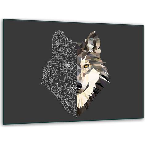 Supporto per tagliere in vetro 40x30 lupo (1/5)