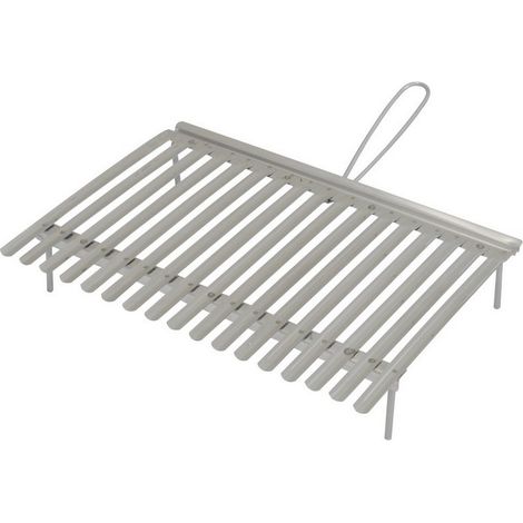 1PZ GRATICOLA IN ACCIAIO INOX CON RACCOGLI SUGO cm. 50x35