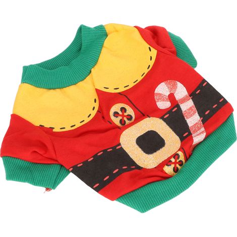 T-shirt de Noël pour chien, mignon, élégant, doux et chaud, vêtement d'hiver pour chiens, chats et autres animaux de compagnie, taille M (1/5)