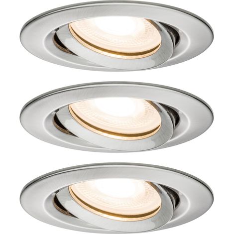 Paulmann Nova spot empotrable acero cepillado 93 cm (1/4)