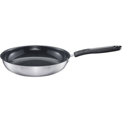 Poêle À Frire - Céramique - 24 cm - Antiadhésif - Four Jusqu'à 150 °C - Acier Inoxydable Recyclé - 1 Pièce