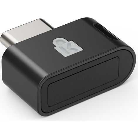 LECTEUR D'EMPREINTES KENSINGTON VERIMARK IT 2.0 USB-C POUR WINDOWS HELLO/WEBAUTHN, COMPATIBLE PC COPILOT+ ET WINDOWS 11 X86/ARM,
