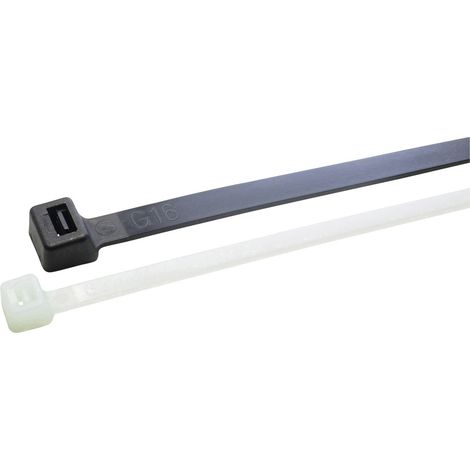 WKK 12032071 12032071 Kabelbinder 100 mm 2.50 mm Schwarz Hitzestabilisiert, UV-stabilisiert, beständ