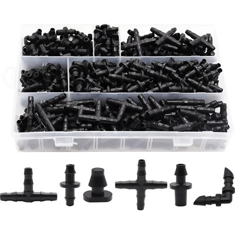 Kit de raccord barbes pour irrigation goutte goutte (1/5)