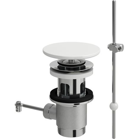 Laufen - Piletta per lavabo chiudibile, bianco opaco H8981917570001
