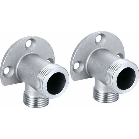 VURAHOME - Kit d'installation pour connecter tuyau pour robinet apparent. système de douche extérieur. mitigeur thermostatique. conversion encastré en surface (1/5)