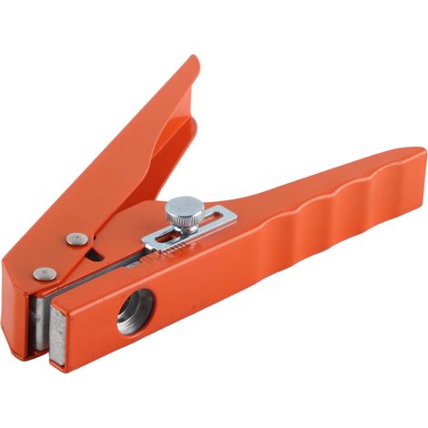 Pince à perforer les chants de cartes PVC tout fer, pince à masquer les trous de vis biseautée plate de 10 mm, écologique (1/5)
